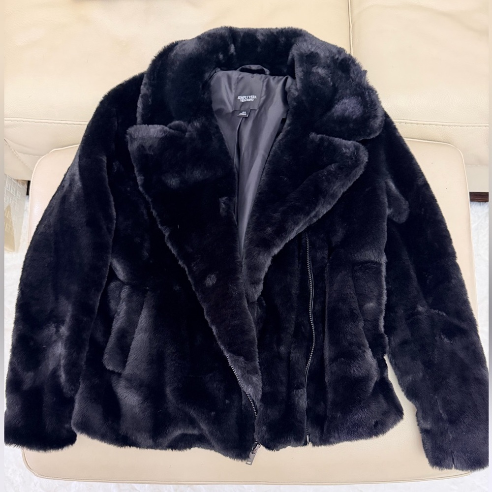 Vera Bradley Black Teddy Jacket